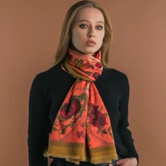 Dámská Bavlna A Hedvábný šátek